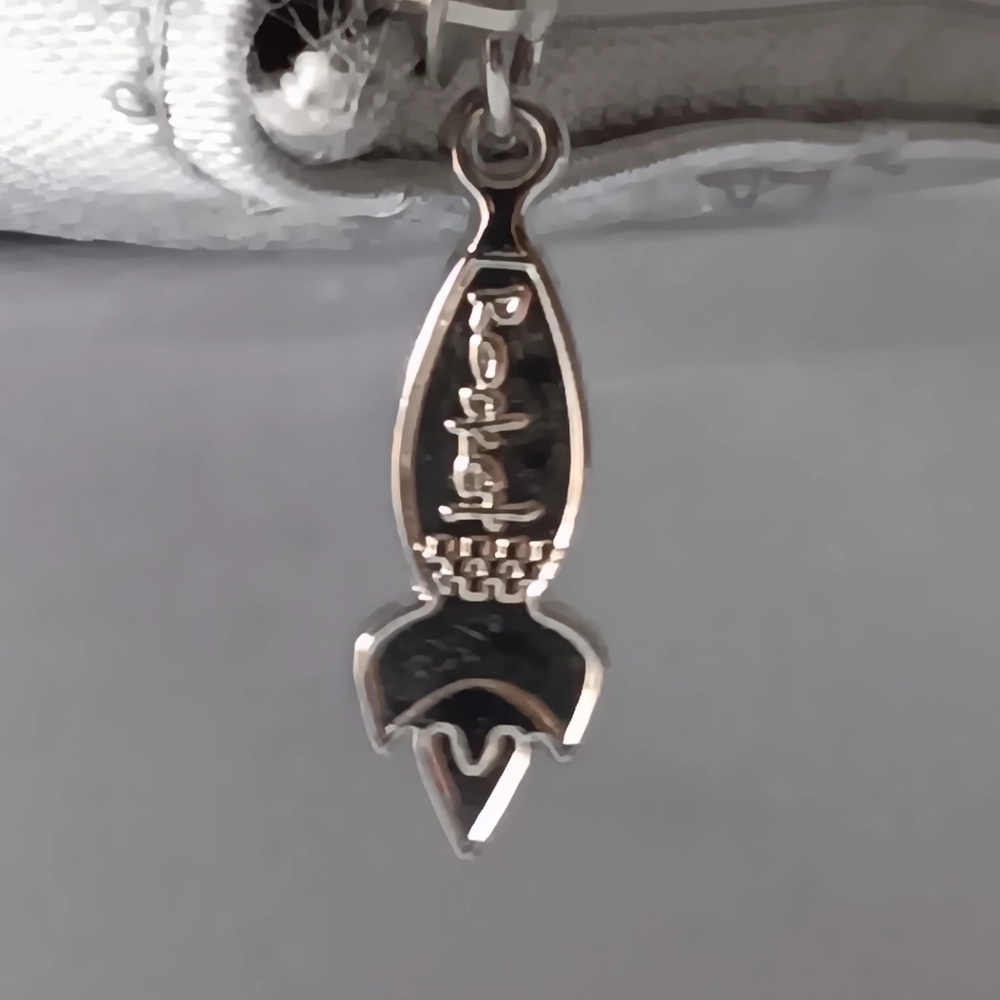 NEW Rocket City Silver Moon & Stars Celestial Themed Zippered Mini Bag - Picture 2 of 9